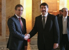 26 June 2013 Speaker Stefanovic and Hungarian President János Áder (photo TANJUG)